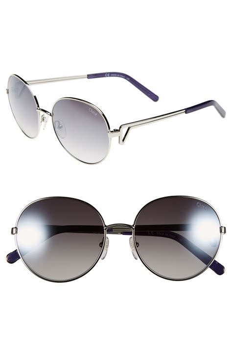 chloe oval sunglasses|chloe sunglasses nordstrom.